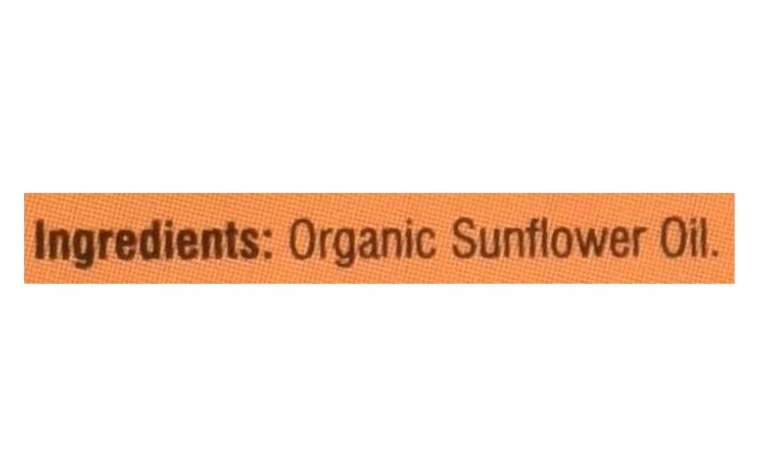 Pro Nature Organic Sunflower Oil (Cold Pressed)   Bottle  500 millilitre